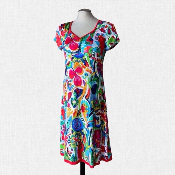 DOLCEZZA Simply Art Dress « Flower Heart »  Sz Small - Picture 1 of 12